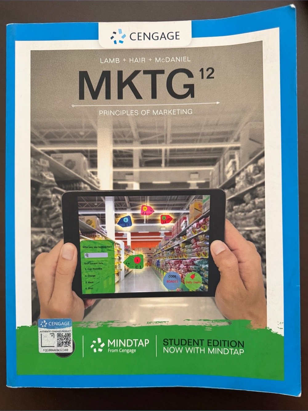 Cengage MKTG 12 Principles of Marketing